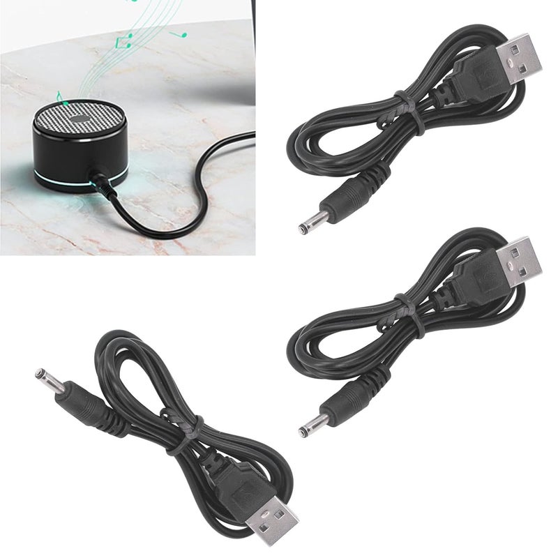 GIFTER 3Pcs USB to DC Power Cord Reliable Charging Cable with 3 5x1 35mm Jack Durable Layer PVC Broad Compatibility for Phones Speakers Routers More - Image 4