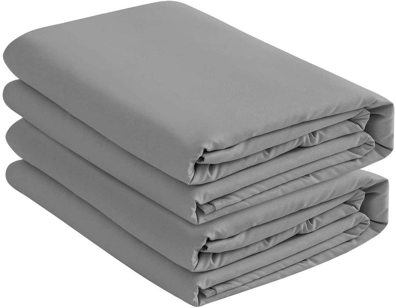 DESTINY CRESCENT BED Jersey Knit Micro Fiber 2 Twin XL Fitted Bed Sheets (2-Pack) Soft & Comfy - Twin XL  15"" Deep Pocket  39"" x 80"" Great for Dorm Room  Hospital and Split King Dual Adjustable Beds (Twin XL  Gray) - Image 1