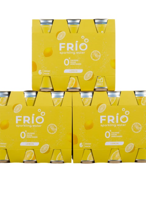 Lemon Sparkling Water x 18 Pack-330ML