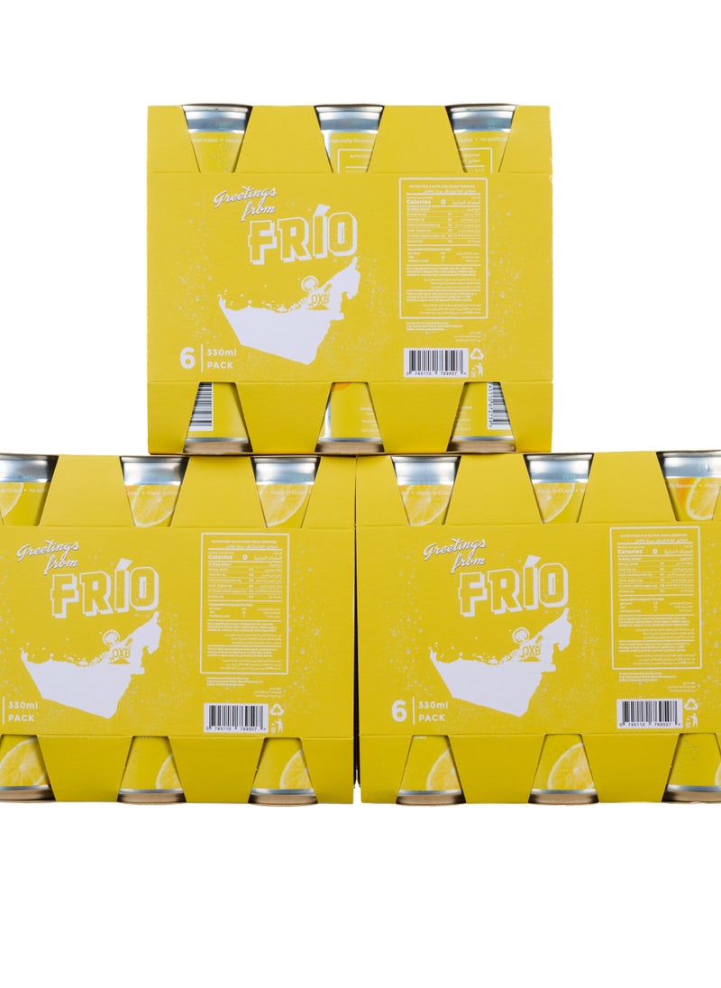 Lemon Sparkling Water x 18 Pack-330ML