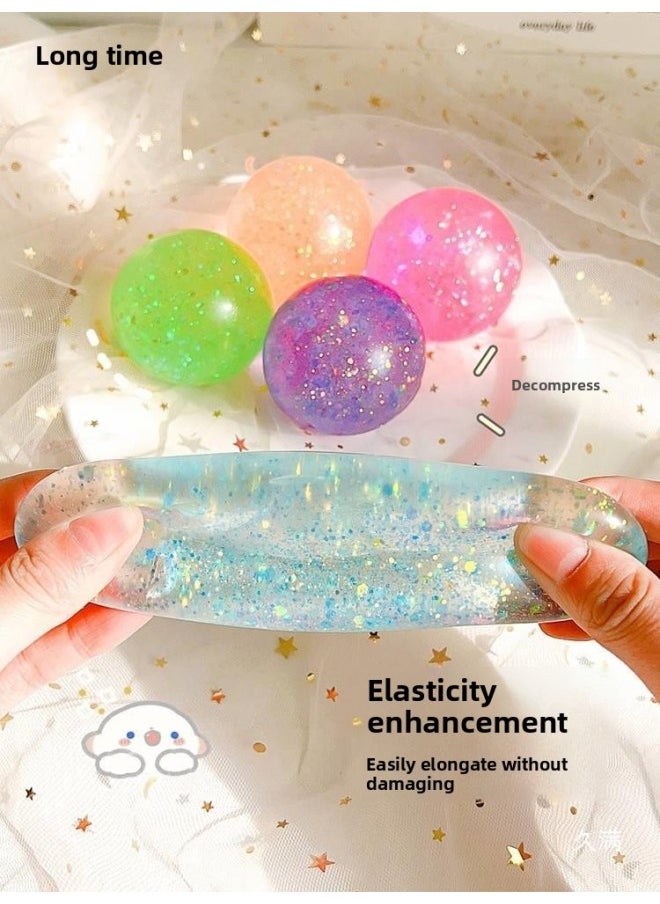 Generic - Children's Decompression Maltose Kneading Music Vent Ball Decompression Ball Green Lift Kneading Ball Toy-Color:[large Orange] 1 Pack❤Maltose Pinch Fun (6cm)-Specifications:[collect And Purchase] Enjoy Priority Delivery Privileges - Image 1