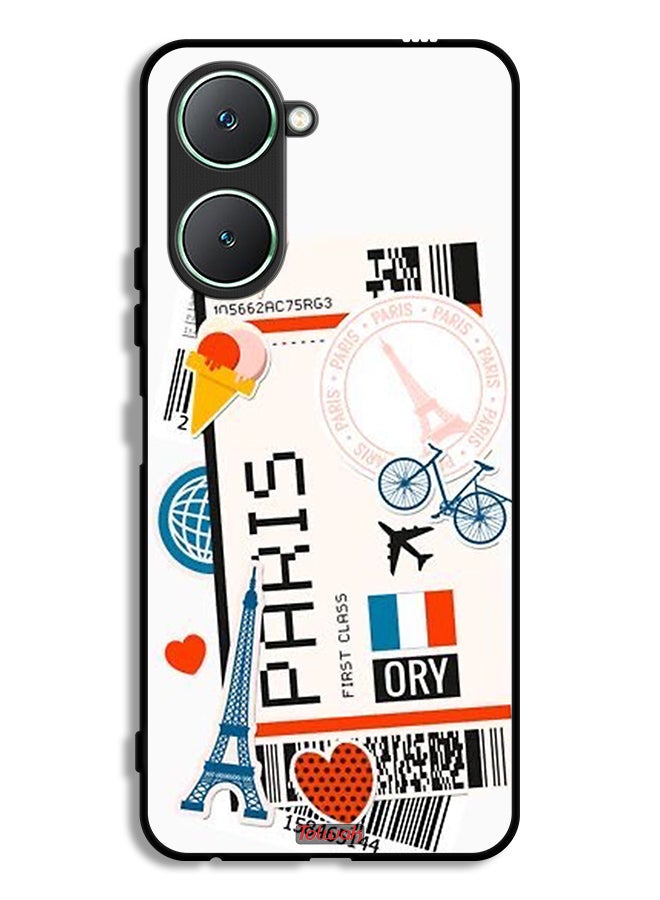 Tolwak Vivo Y18i 4G Protective Case Cover Paris Sticker - Image 1