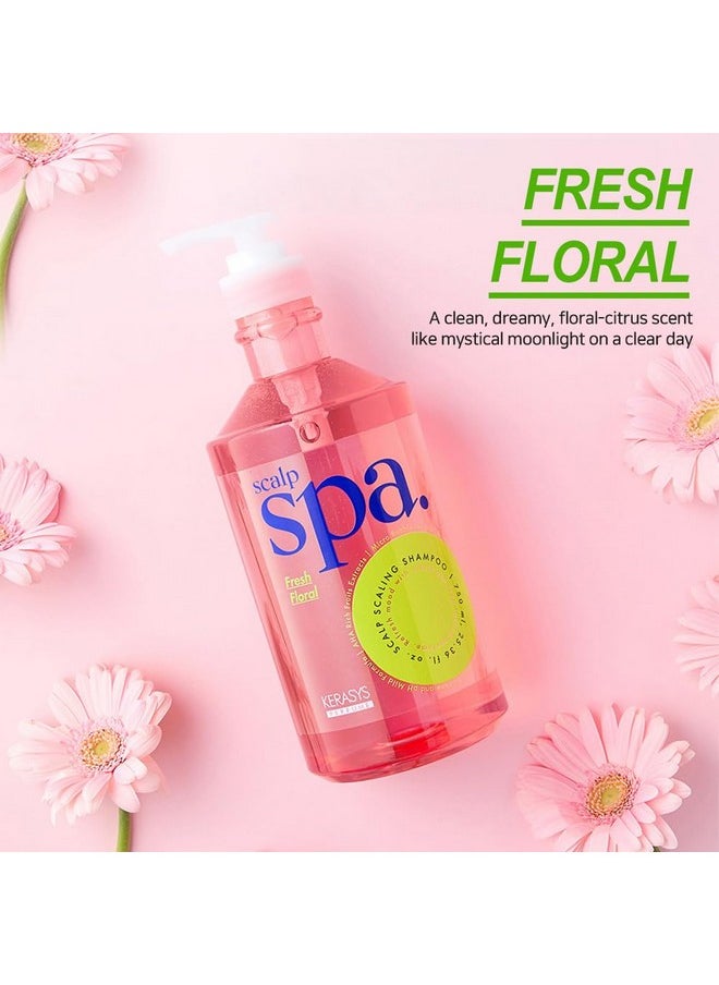 Kerasys Scalp Spa Silicone Free Weakly Acidic Aha Fresh Floral 25.36 Fl Oz / 750 Ml (Conditioner, 1-Pack)  - Image 4