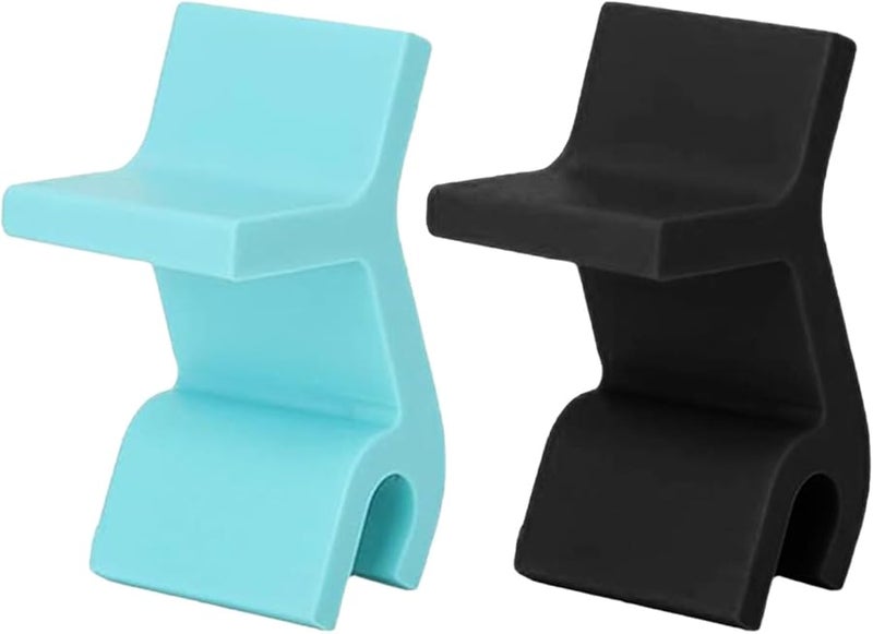 Blue Oven Tray Rack Stand Portable Tip Proof Refrigerator Storage Space Efficient Design - Image 5