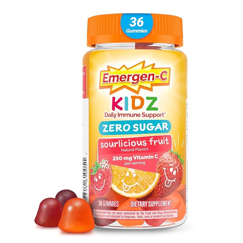EmergenC Zero Sugar Immune Support Kidz Gummies 36 Count