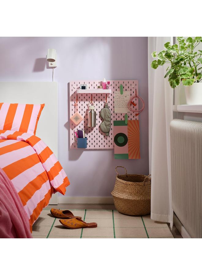 زبون لوح خشبي، بيج/وردي، 56×56 سم - Image 3