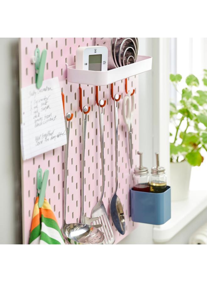 زبون لوح خشبي، بيج/وردي، 56×56 سم - Image 4