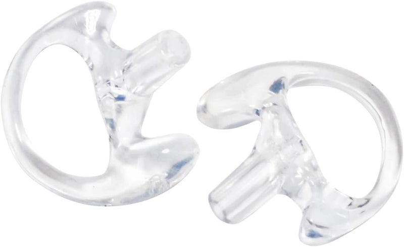 HYS Clear Soft Earmold Replacement Ear Pieces Flexible Open Ear Insert Earbuds for Transparent Air Acoustic Security Radio Surveillance earpiece Headset - Image 4