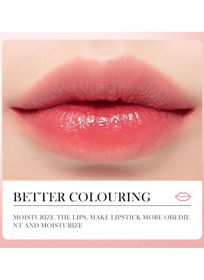 SADOER - Lip moisturizing and glossing set consisting of 3 pieces with extracts (avocado _ peach _ honey) - Image 1