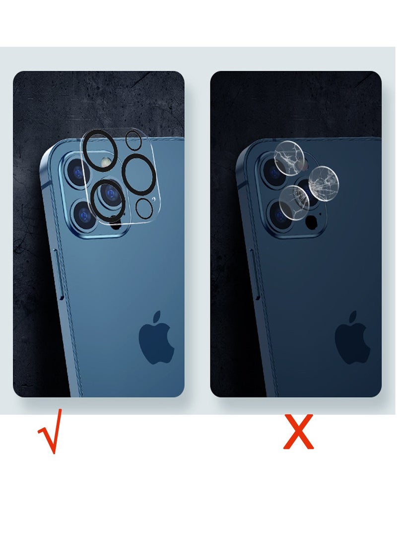 Tempered Glass Camera Lens Protector for iPhone 12 Pro Anti-Scratch Camera Lens Cover No Affect on Night Shots - Image 5
