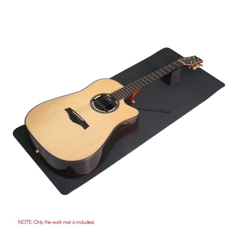 Flatsons Guitar Mat 105x44x0.5cm Durable EVA Material - Protective Neck Rest Instrument Repair Mat for String Instruments - Image 5