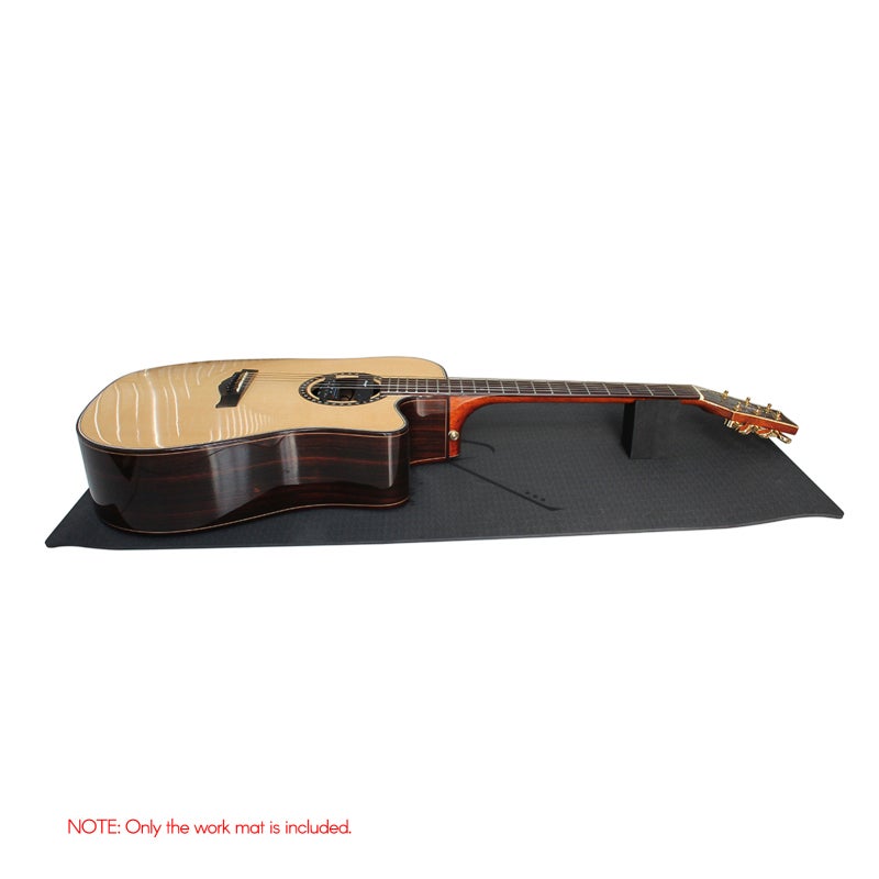 Flatsons Guitar Mat 105x44x0.5cm Durable EVA Material - Protective Neck Rest Instrument Repair Mat for String Instruments - Image 4