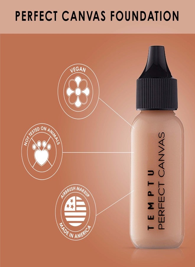 Temptu Perfect Canvas Hydra Lock Airbrush Foundation Starter Set, Fair/Light, 0.25 Fl Oz (Pack of 6) - Image 2