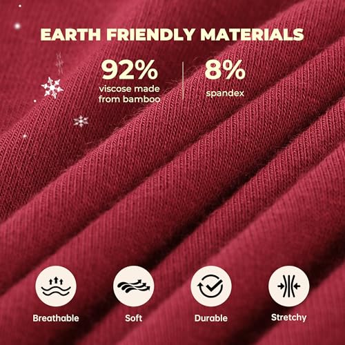 BAMBOO COOL سروال داخلي مريح للغاية للرجال من BAMBOO COOL، يمتص الرطوبة وقابل للتنفس، بدون انزلاق، مع فتحة، عبوة متعددة - Image 5