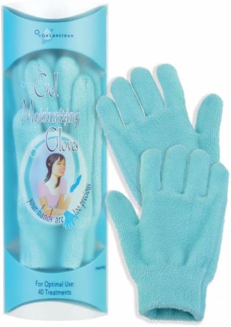 GeLuscious Moisturising Gloves for Rough and Cracked Hands Combine with Hand Cream to Soften Hard Skin
