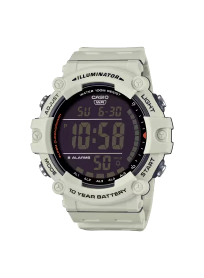 CASIO Men's Resin Digital Watch AE-1500WH-8B2VDF - 51.2 mm