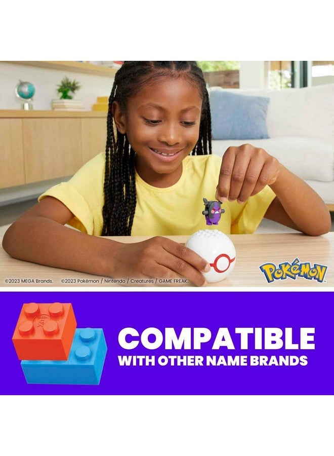 Mega Brands MEGA Pokémon Collectible Morpeko Pokeball Building Toy for Kids Ages 6 and Up - Image 2