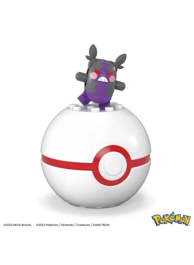 Mega Brands MEGA Pokémon Collectible Morpeko Pokeball Building Toy for Kids Ages 6 and Up - Image 5
