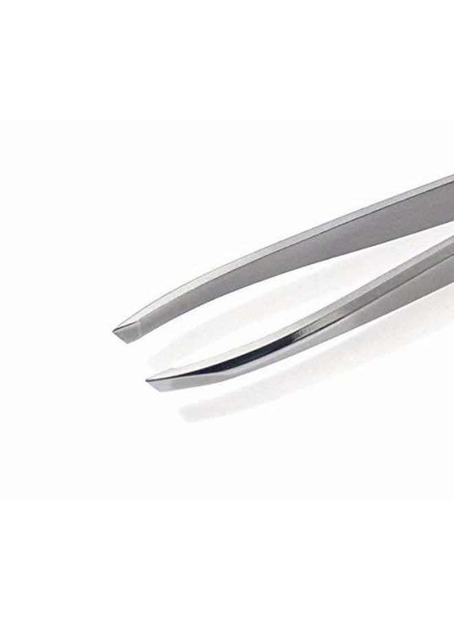GERmanikure GERMANIKURE Slanted Tweezers in Leather Case - Made in Solingen Germany - Image 4