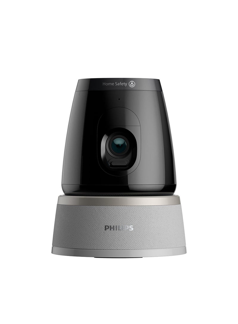 Philips Indoor Security Camera 3MP 2K Resolution 360 Pan  Tilt BlackSilver - Image 1