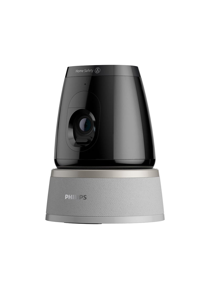 Philips Indoor Security Camera 3MP 2K Resolution 360 Pan  Tilt BlackSilver - Image 2