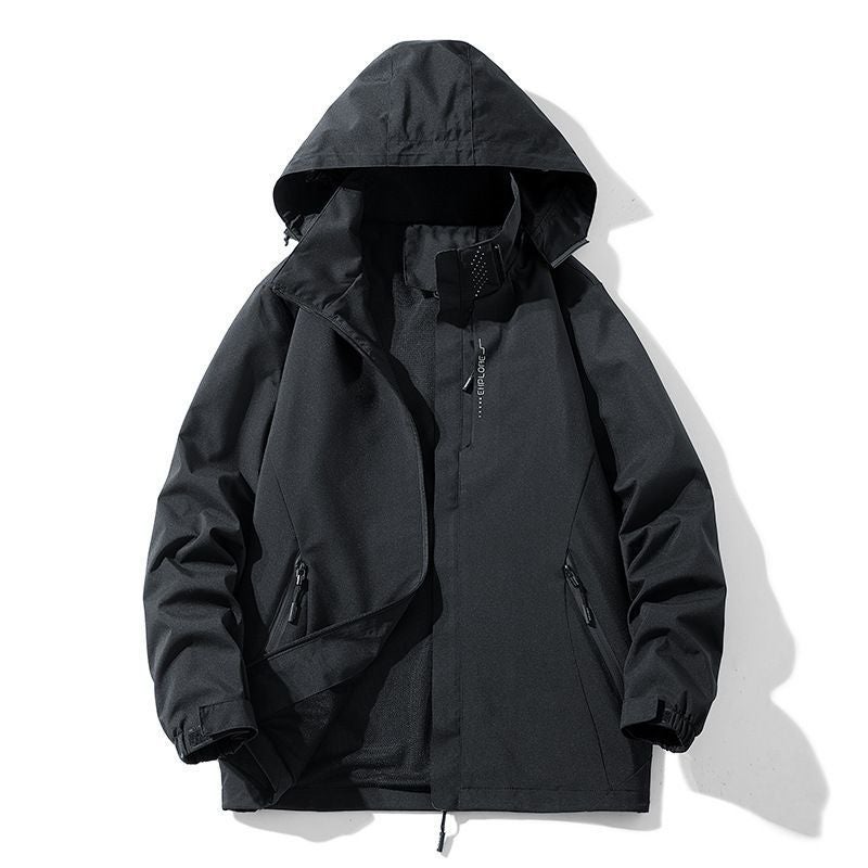 جاكيتات شعبية للرجال والنساء، للأزواج في الهواء الطلق، جاكيتات بنفس الأسلوب، جاكيتات تسلق الجبال، جاكيتات دافئة قابلة للفصل، مقاومة للرياح وماء - Image 1