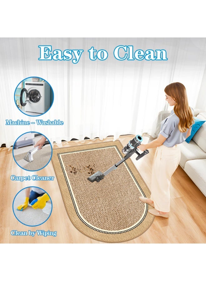 LOKIPA Office Chair Mat for Hardwood Floors, 60x120cm - Thick 5mm Non-Slip Rug, Eco-Friendly Floor Protector for Desk Chairs on Wood, Tile, Marble - Noise Reducing, Machine Washable - Image 5