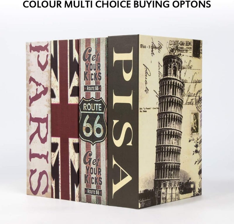 KYODOLED صندوق قفل معدني مخفي، صندوق كتاب للتخفي مع قفل تركيبي، صندوق لإخفاء المال، صندوق جمع، 9.5" × 6.2" × 2.2"، الولايات المتحدة الأمريكية - Image 5