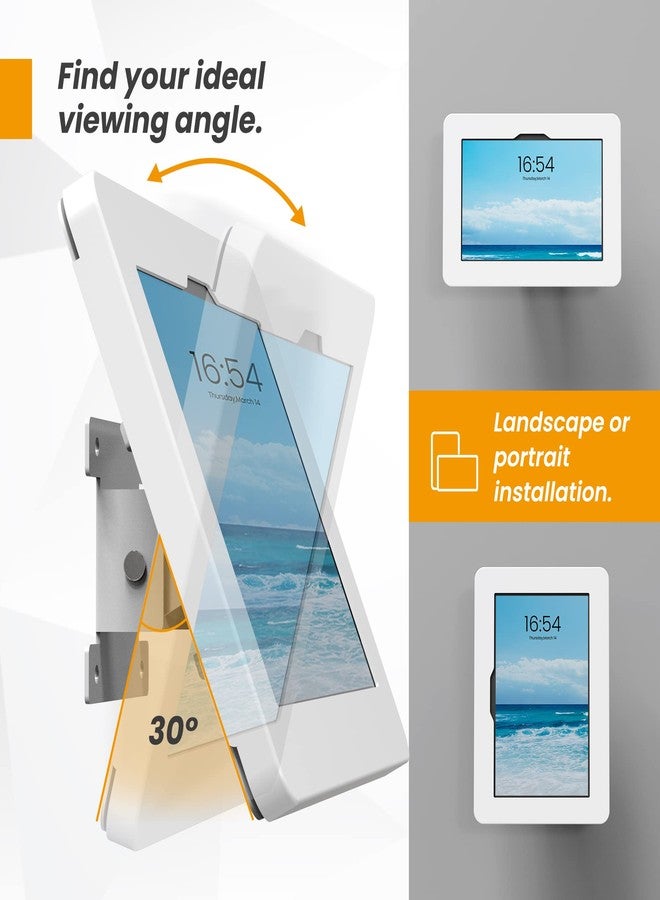 Beelta Tablet Wall Mount Compatible with 11" Samsung Galaxy Tab A9+ Anti-Theft Lock Adjustable BSW101WJ - Image 5