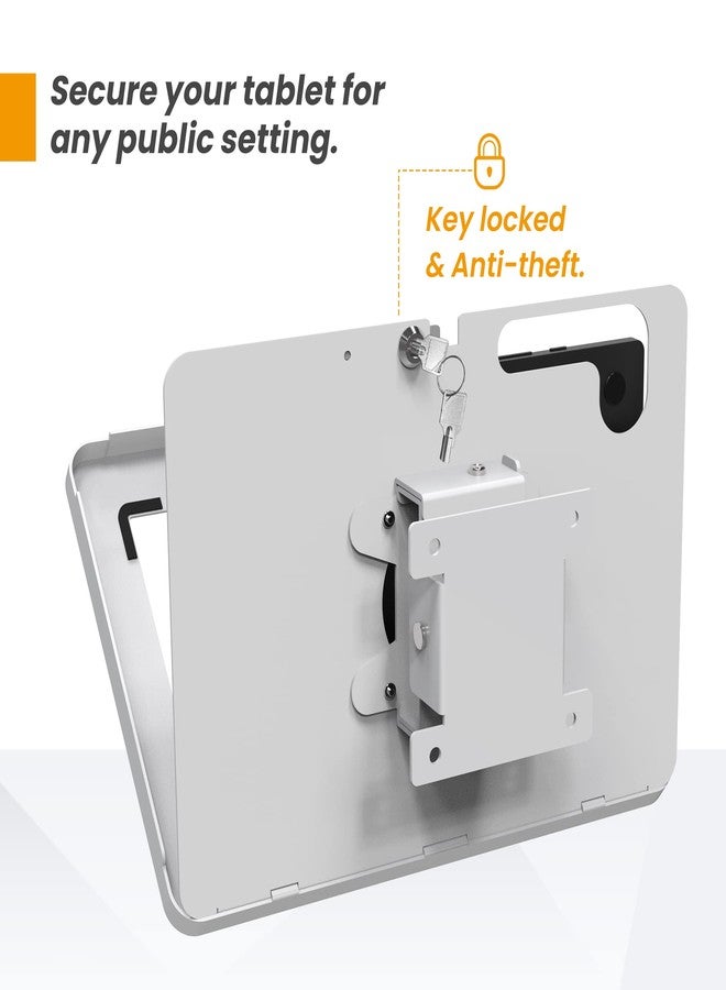 Beelta Tablet Wall Mount Compatible with 11" Samsung Galaxy Tab A9+ Anti-Theft Lock Adjustable BSW101WJ - Image 4