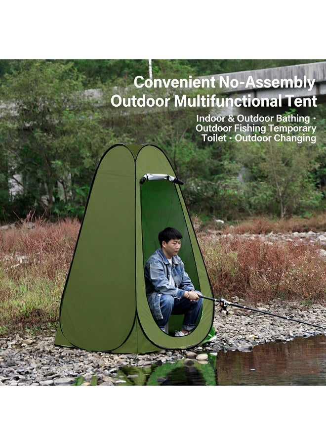 بلومنغ تايم في الهواء الطلق التخييم تغيير خيمة ، التخييم دش وتغيير المأوى ، سميكة ودافئة المحمولة تغيير خيمة ، بسيطة دش الضميمة ، في الهواء الطلق المرحاض خيمة - Image 4