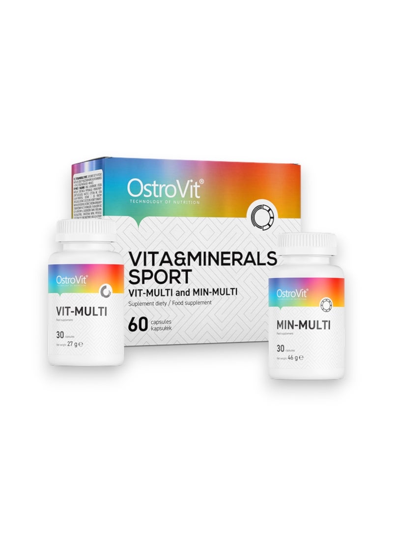 OstroVit Vita & Minerals Sports, 60 Capsules - Image 1