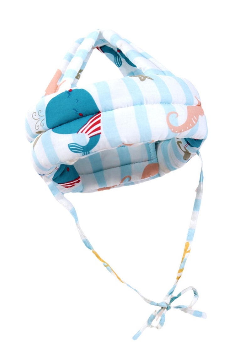 Children head pillow anti-fall head protection pad learning to walk thickened Baby toddler protective head hat  - Image 1