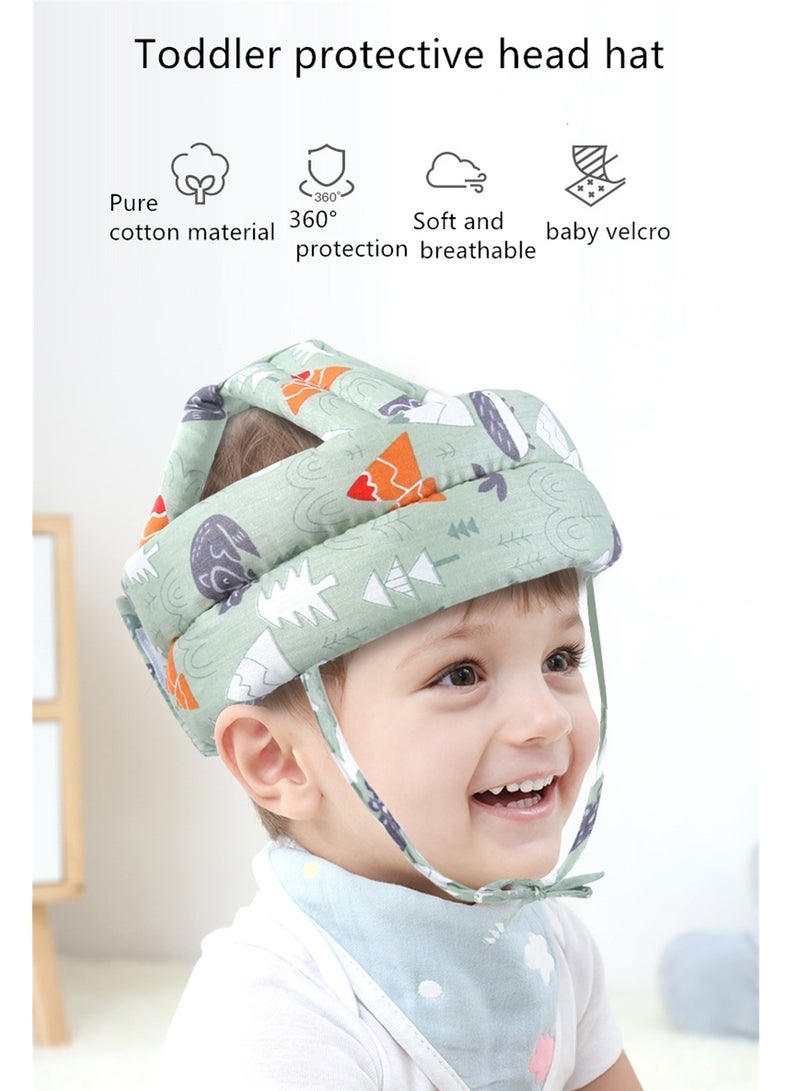 Children head pillow anti-fall head protection pad learning to walk thickened Baby toddler protective head hat  - Image 5
