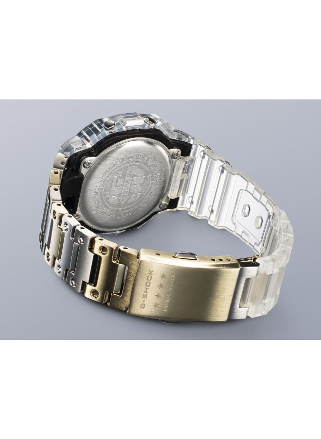 CASIO Casio Unisex Watch- G-SHOCK 40th Anniversary CLEAR REMIX Digital Clear Dial Stainless Steel Resin Composite Band DWE-5640RX-7DR.  - Image 3