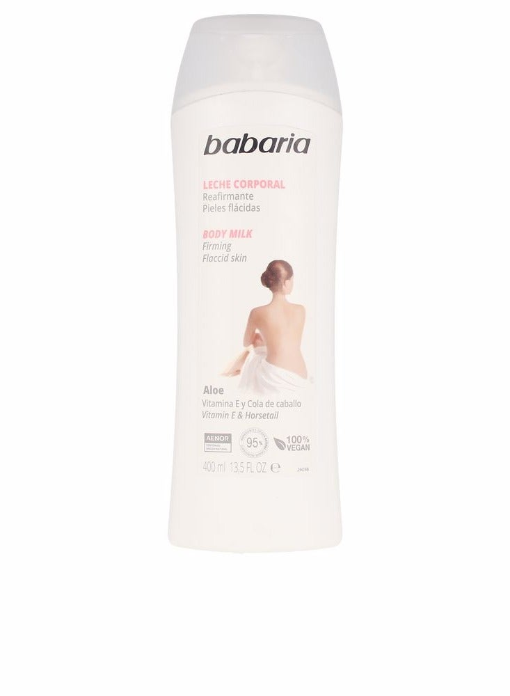 Babaria Aloe Vera Reaffirming Body Milk 400ml - Image 1