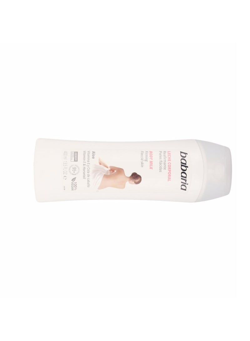 Babaria Aloe Vera Reaffirming Body Milk 400ml - Image 3