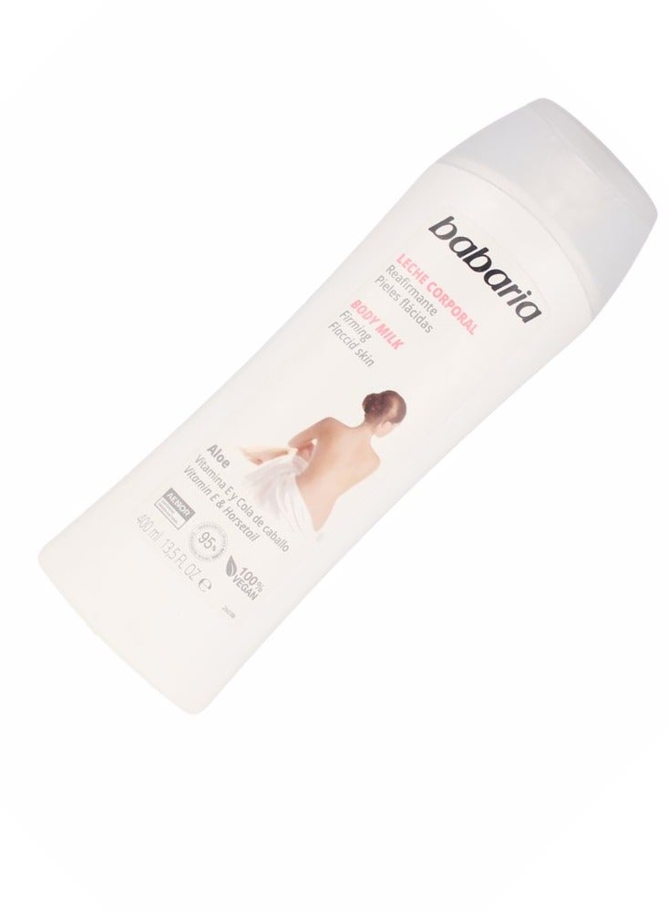 Babaria Aloe Vera Reaffirming Body Milk 400ml - Image 2
