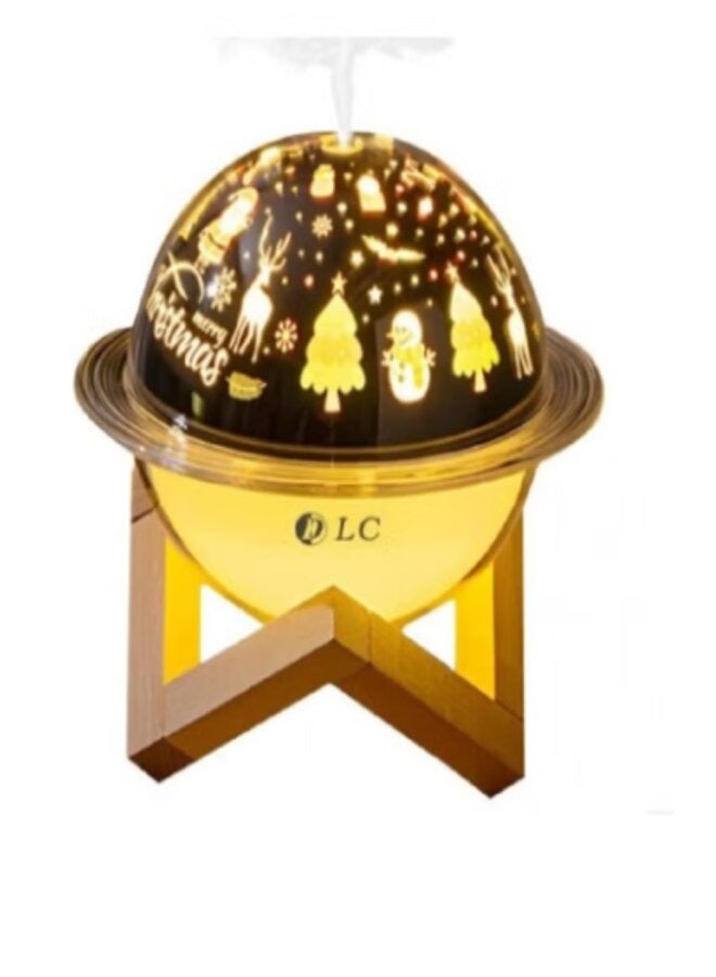 DLC Moon Lamp & Diffuser with Wooden Base 2.5W - DLC-32502 - Image 1