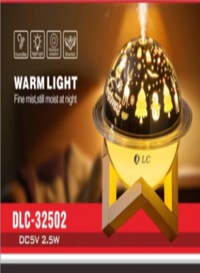 DLC Moon Lamp & Diffuser with Wooden Base 2.5W - DLC-32502 - Image 3