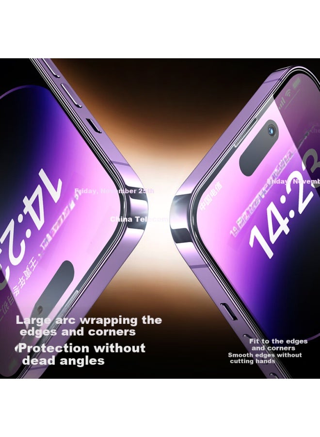 Smartdevil Privacy Tempered Glass Screen Protector For Iphone 14 Pro Max, Anti-peeping, Dustproof, Easy Installation, Anti-dust, Anti-shock, Anti-fingerprint, Privacy Protection, 1 Piece - Image 4