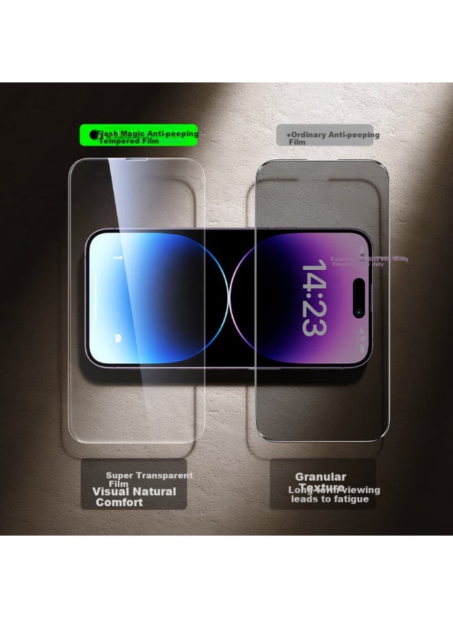 Smartdevil Privacy Tempered Glass Screen Protector For Iphone 14 Pro Max, Anti-peeping, Dustproof, Easy Installation, Anti-dust, Anti-shock, Anti-fingerprint, Privacy Protection, 1 Piece - Image 1