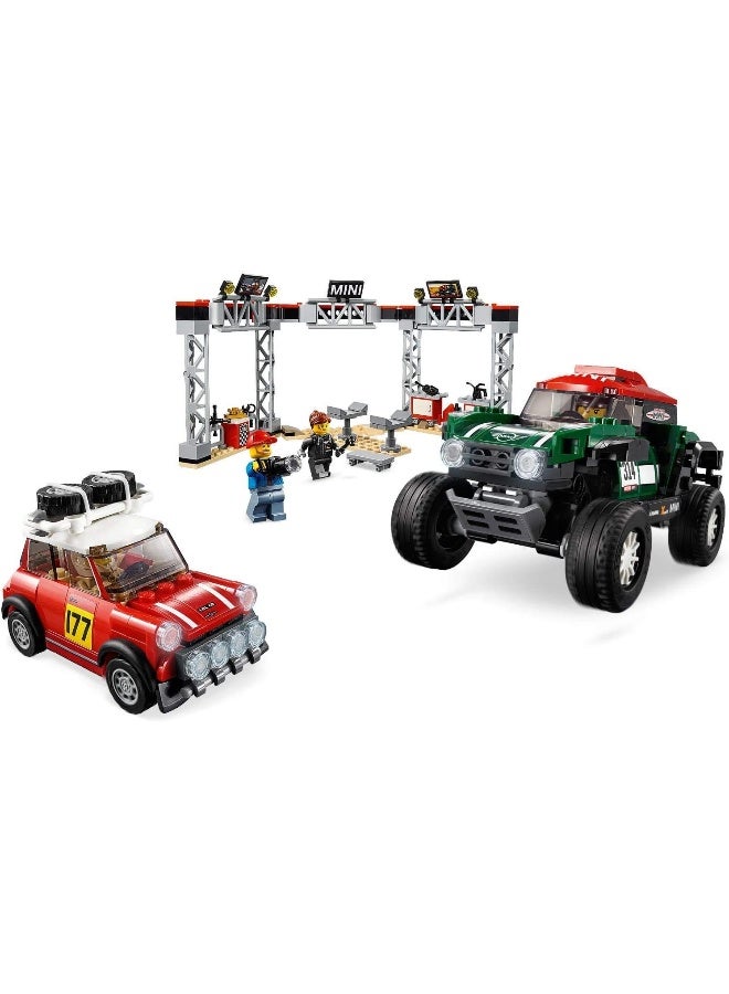 LEGO LEGO Speed Champions 1967 Mini Cooper S Rally and 2018 Mini John Cooper Works Buggy 75894 Building Kit (481 Pieces)  - Image 5