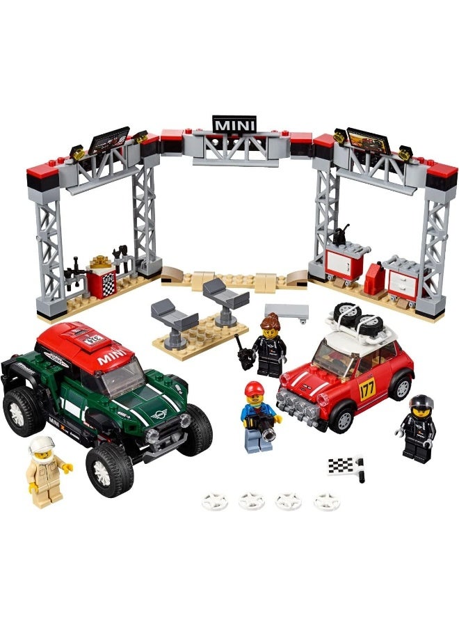 LEGO LEGO Speed Champions 1967 Mini Cooper S Rally and 2018 Mini John Cooper Works Buggy 75894 Building Kit (481 Pieces)  - Image 2