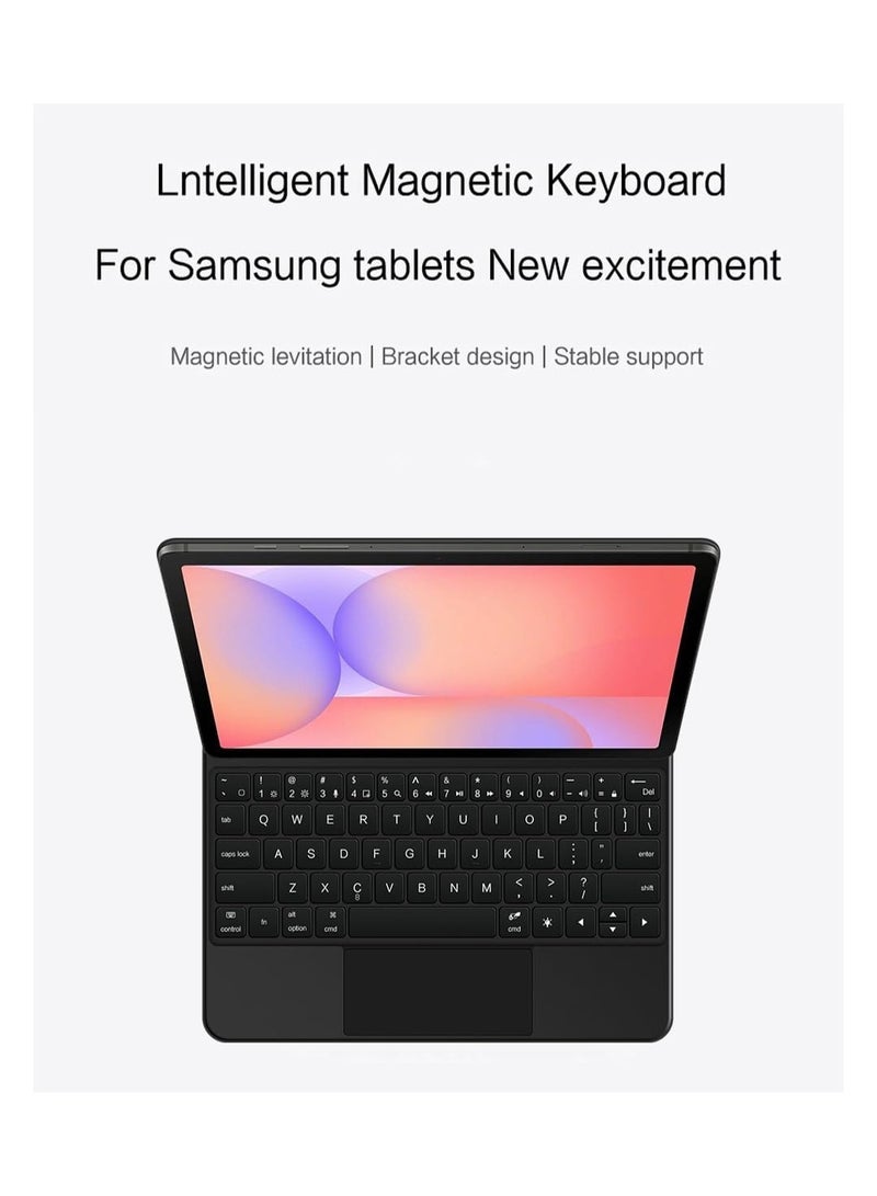 general Magnetic Floating Wireless Keyboard Case Compatible with Samsung Galaxy Tab S11 (SM-X730/X736B) 11-inch 2025, Bluetooth Keyboard with Multi-Touch Panel - Image 3