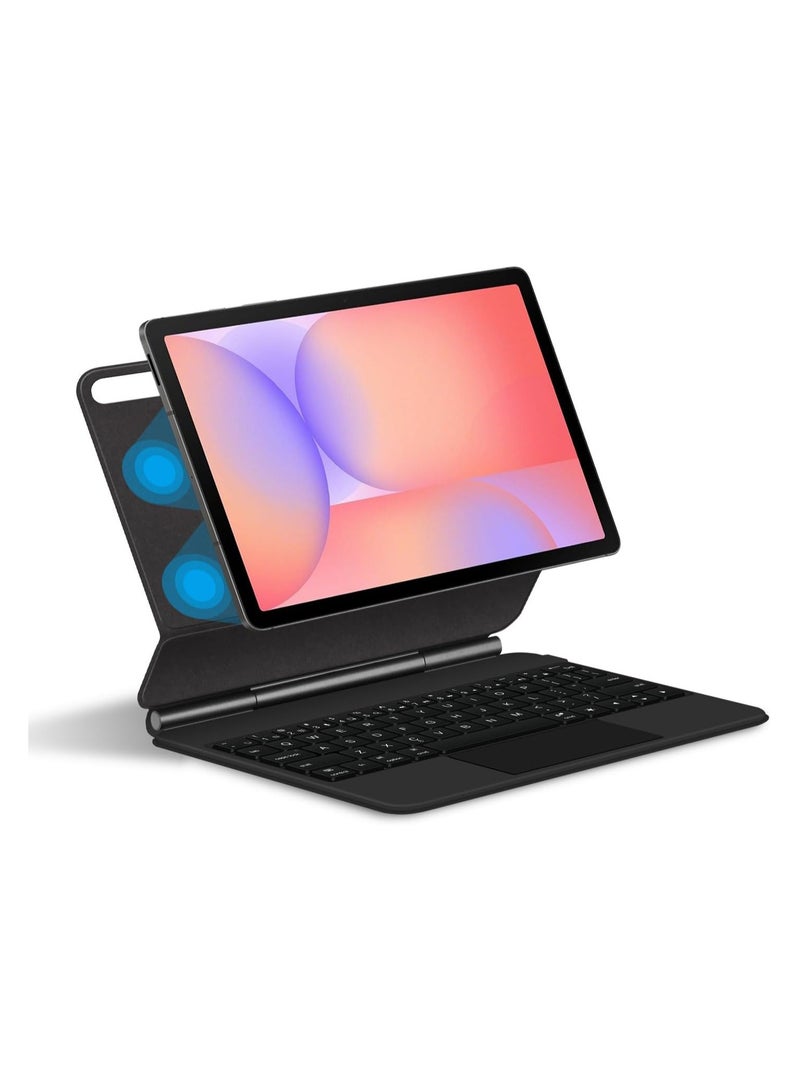 general Magnetic Floating Wireless Keyboard Case Compatible with Samsung Galaxy Tab S11 (SM-X730/X736B) 11-inch 2025, Bluetooth Keyboard with Multi-Touch Panel - Image 1