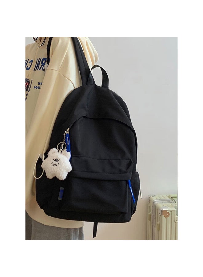 Landcase Backpack For Girls In Middle School, High School, And College, Large Capacity Travel Laptop Bag, 1607 Black - Image 1
