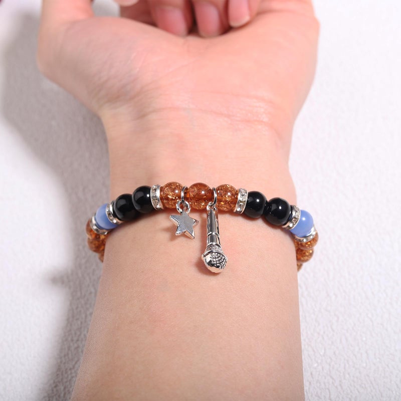 GINAZL Five Night at Freddy Bracelets FNAF Bracelet,4 pcs Freddy Bonnie Chica Foxy Bracelet FNAF Stuff Merch Valentins Day Gifts for Teen Horror Movie Gifts - Image 4
