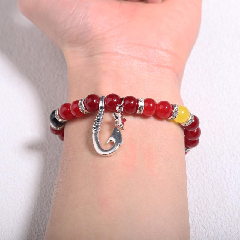 GINAZL Five Night at Freddy Bracelets FNAF Bracelet,4 pcs Freddy Bonnie Chica Foxy Bracelet FNAF Stuff Merch Valentins Day Gifts for Teen Horror Movie Gifts - Image 3