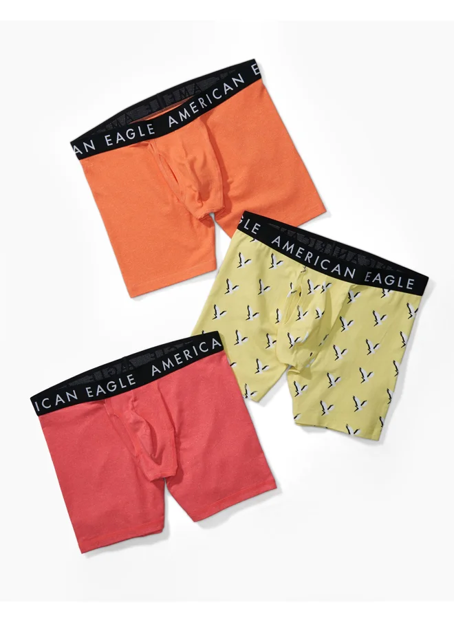 American Eagle AEO 6" Classic Boxer Brief 3-Pack